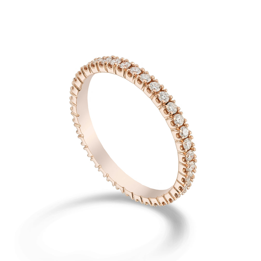 Golay linjär roséguld fingerring AETL022DI104R-23164110052