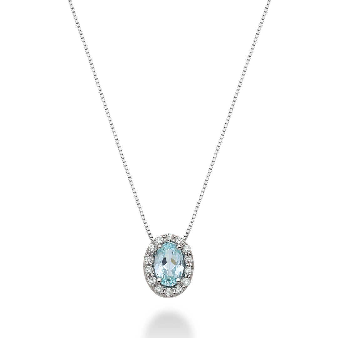 Nihama cl 18k paraiba turmalin oval 6x4 ct.0.70 dia ct.0.09 ND5059O4PAR