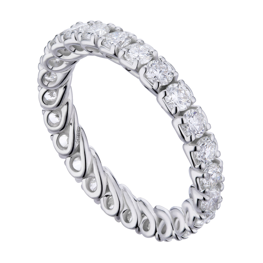 Golay linjär gyro fingerring oändlig kärlek ct. 2.16 AET024200DI-17235110028