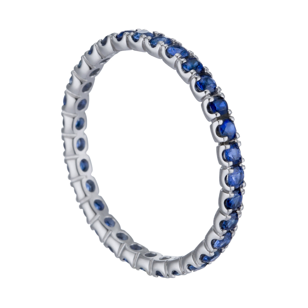 Golay-Labor-Saphir-Fingerring, Durchmesser 2,60 mm, Größe 14 AFP1201-A-ZREC-14