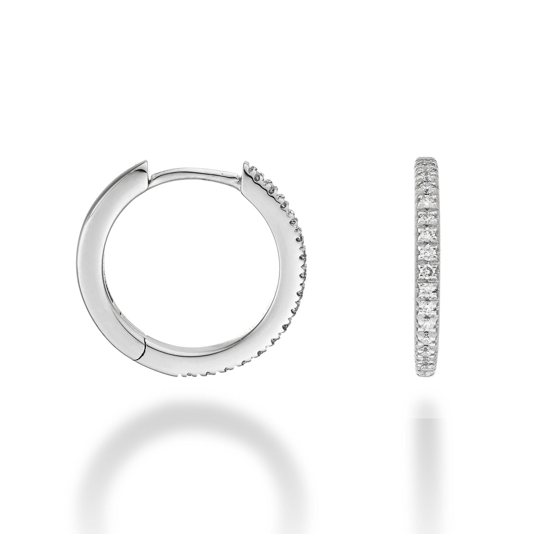 Nihama or 18k ct.0,16 mis.4 oro bianco diam. est. 15mm NO5077O4BR016-4