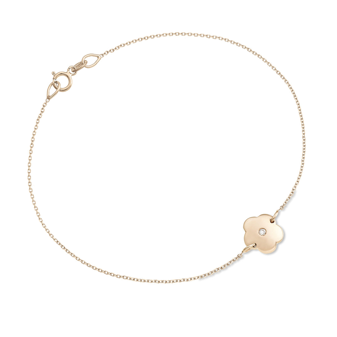 Mikiko br 18k kwiat 0,01 ct różowe złoto MB5041O3BR001