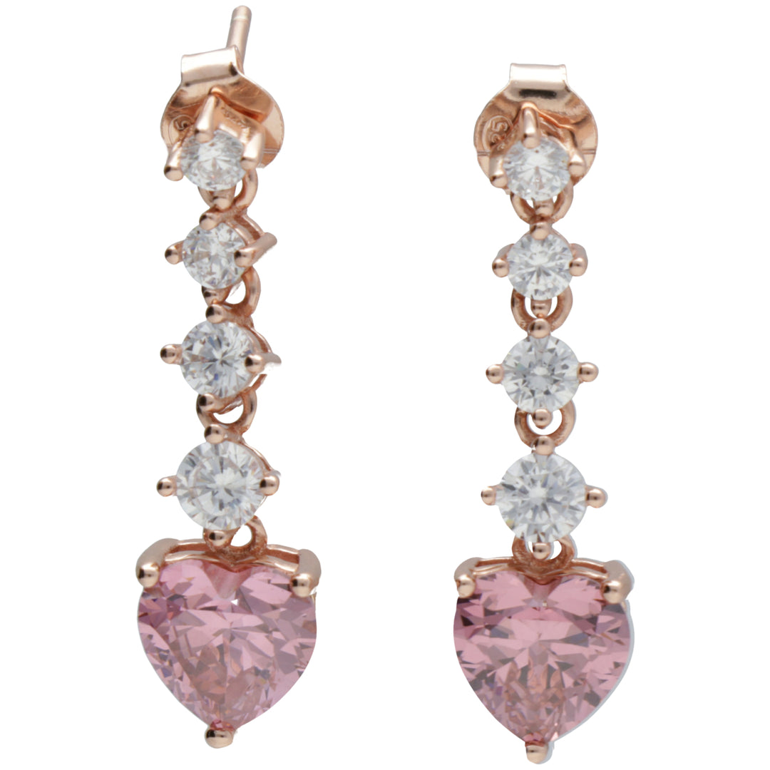 Nihama oder AG925 Edelstein Swarovski weiß und rosa NO7641A3ROSA000