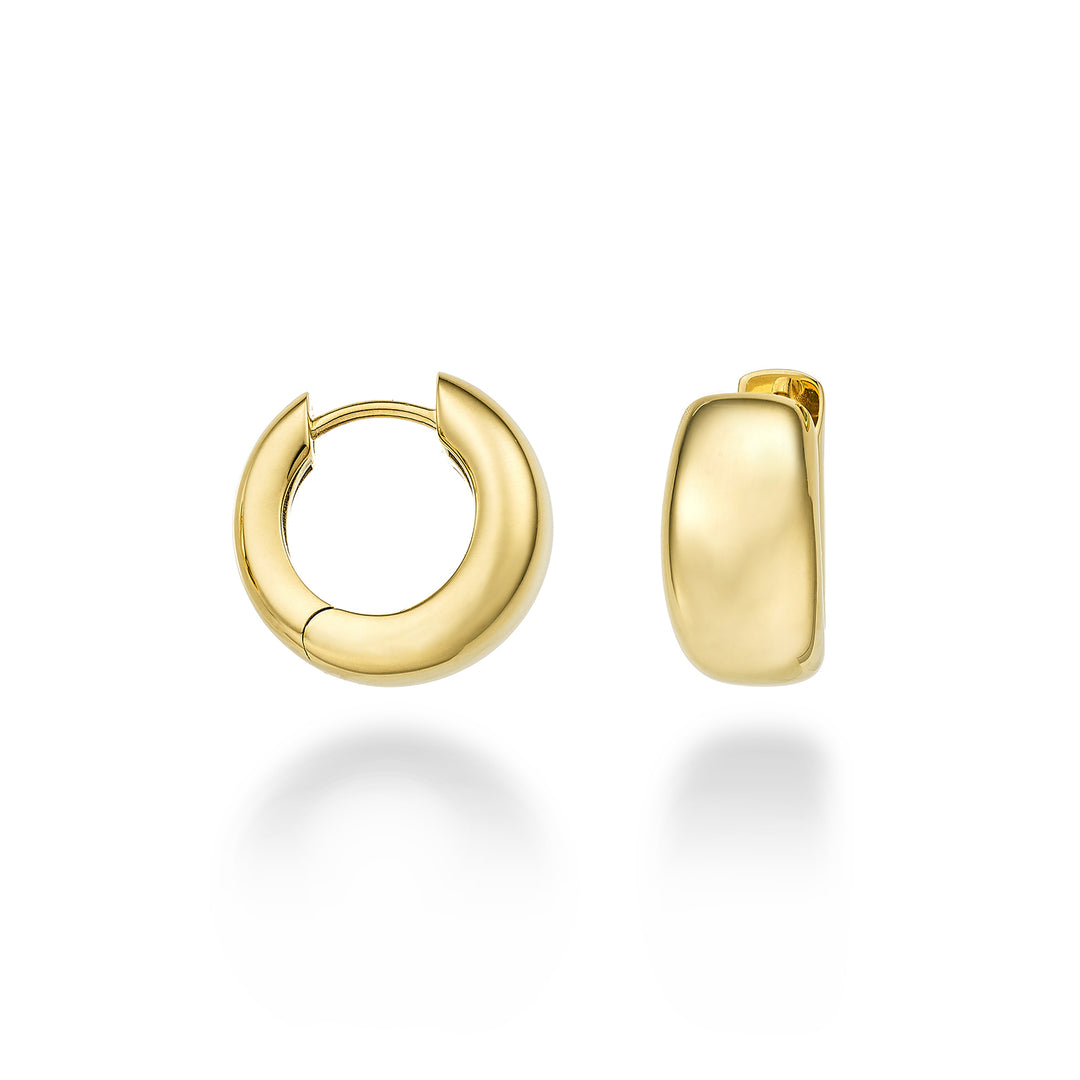 Nihama eller 18 karat gult guld rund diam. int. 1,00x1,00 cm NO5099O1RUND