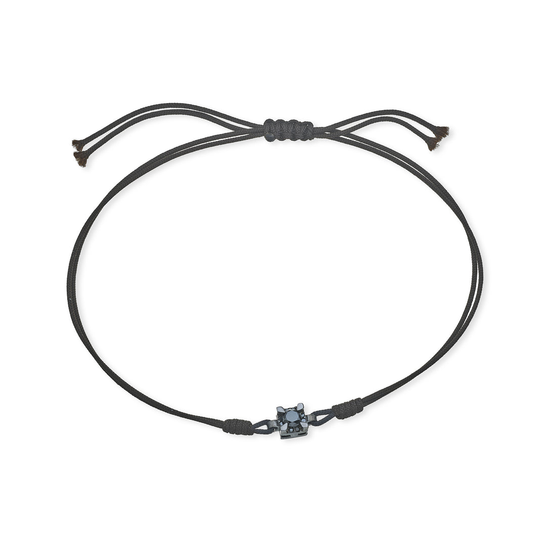 Mikiko br 18k ct.0,11 diam.noir carré taille 2 rhodium noir/noir MB5054O6BK2NE