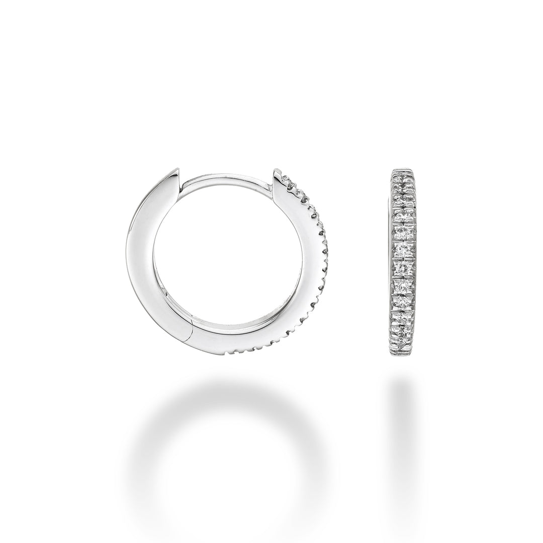 Nihama eller 18k ct.0.13 storlek 3 vitguld diam. öster. 13,5 mm NO5077O4BR013-3