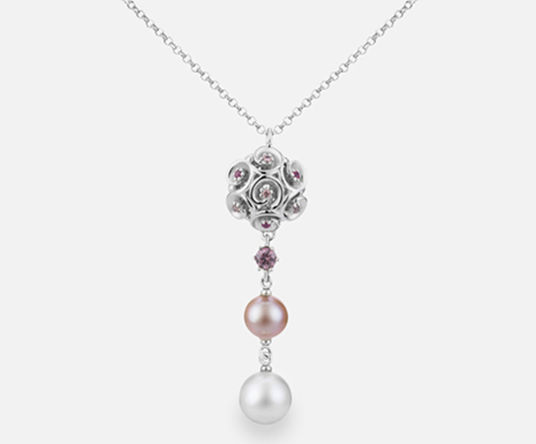 Nihama cl ag925 fw mu 6,5/7 bi 7,5/8 gema swarovski rosa ND7549A4ROSA000
