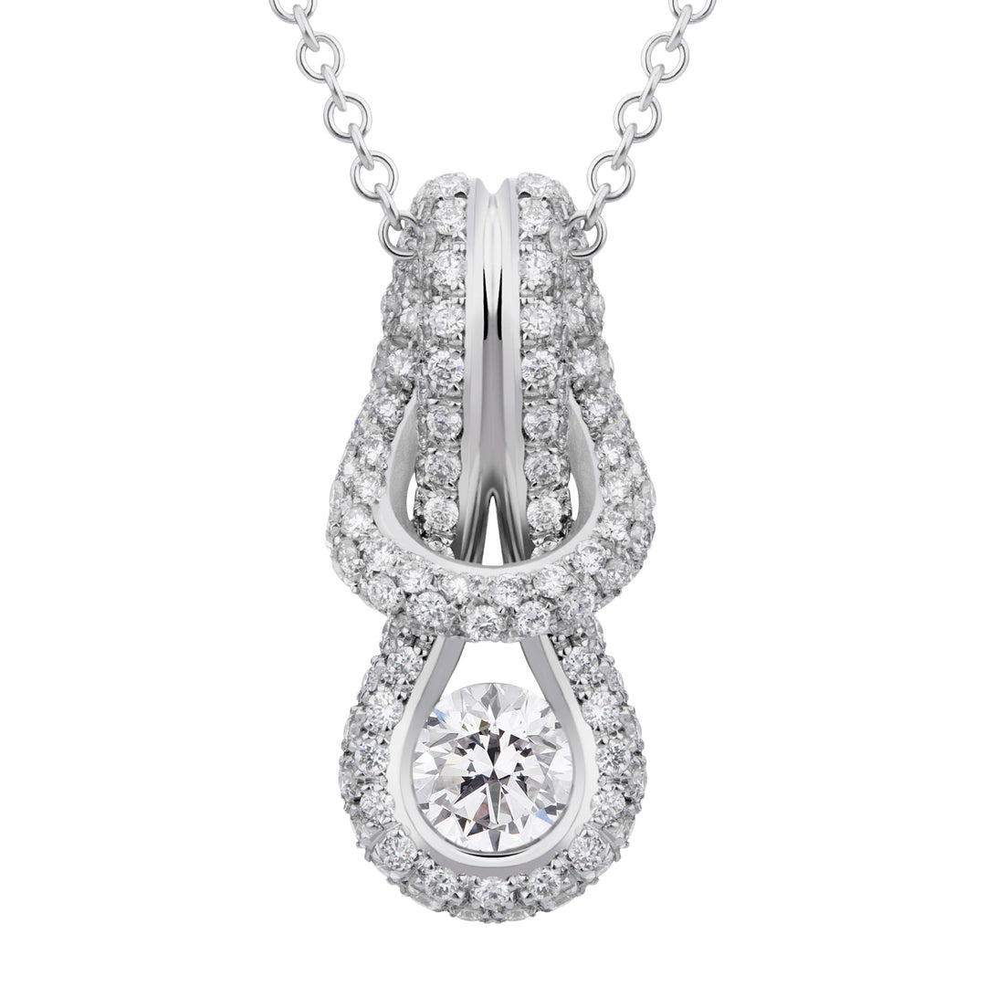 World Diamond Group forevermark encordia pave knot náhrdelník 0,87-0,96 PCTFM011DI5-22343000019