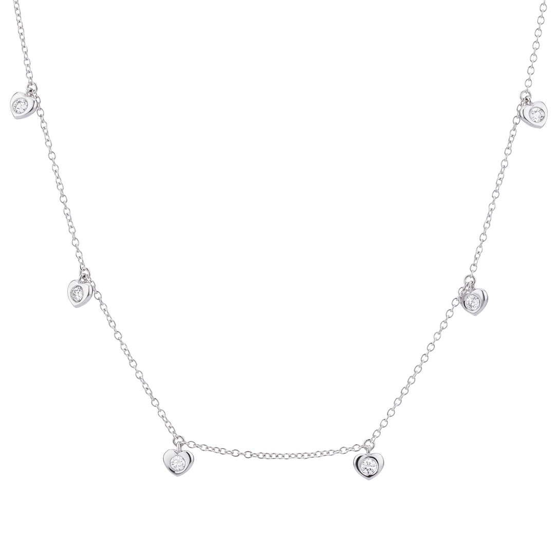 World Diamond Group cl 18k diam. 0,23 ct hjärtram storlek 1 vit GD5102O4BR023-1