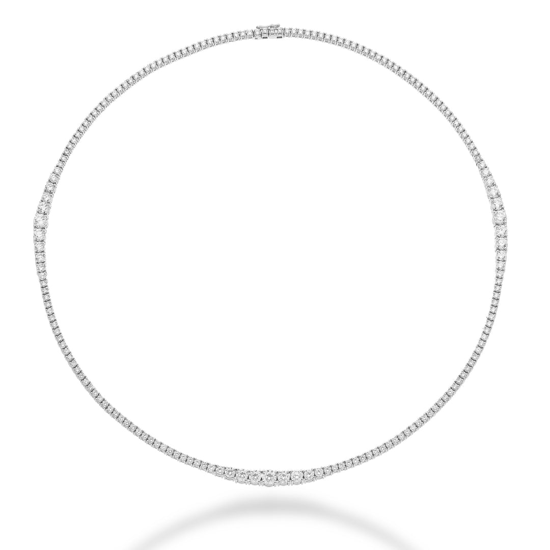 Golay scalar tennis choker with three waves 0.40 ct GTFS006DIA-25364110001
