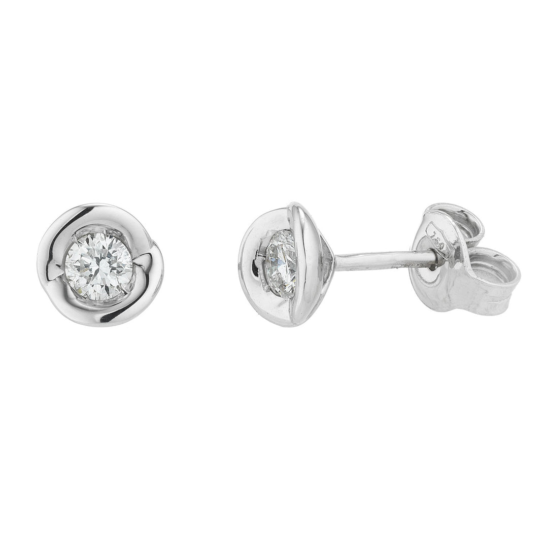 Pendientes punto de luz cala de World Diamond Group OIM34-18311110225