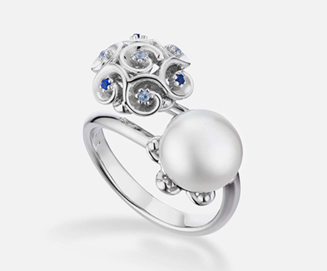 Nihama an ag925 fw bot 9.5/10 gem swarovski sininen NA7178A4VAALEAN SININEN