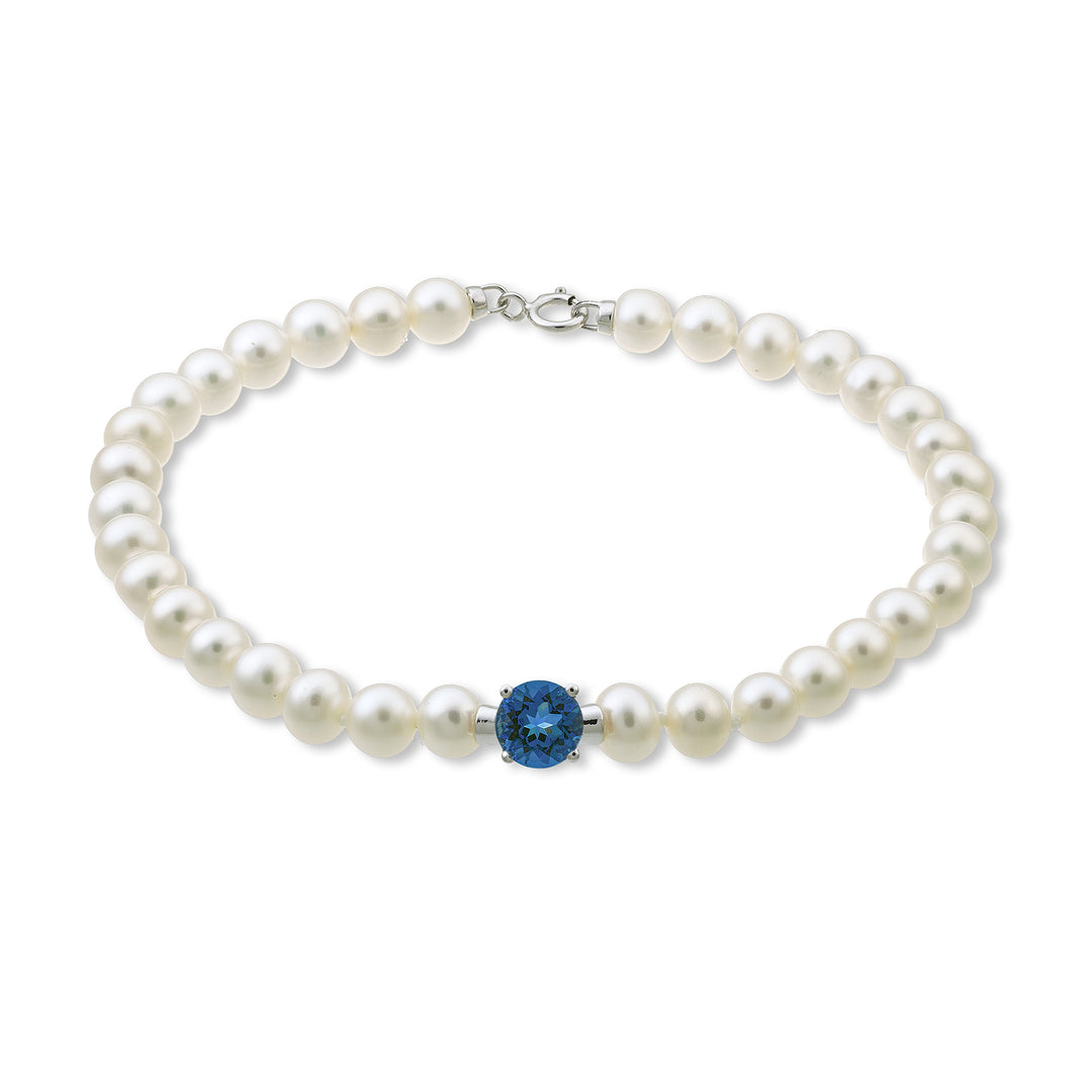 Nihama br 18k fw 5-5.5 redondo topacio azul Londres 6 ct.0.99 anillo de resorte NB1018O4TPBL50