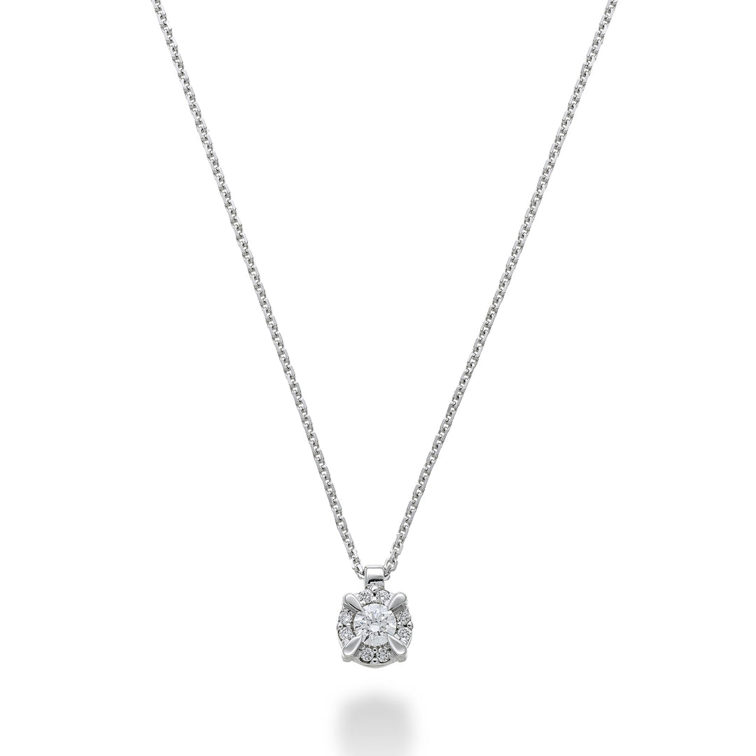 World Diamond Group kaulakoru p.luce timantit joukossa brändejä, sv. 0,23 ct GPLC421DI23-24095110110