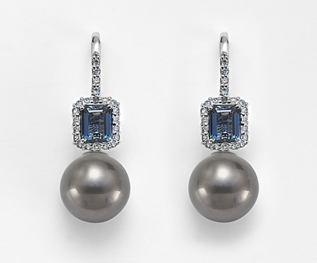 Mikiko ou 18k sspb 11/12 ct.0,12 diam, topázio azul e opaze londres MO1428O4SANE110