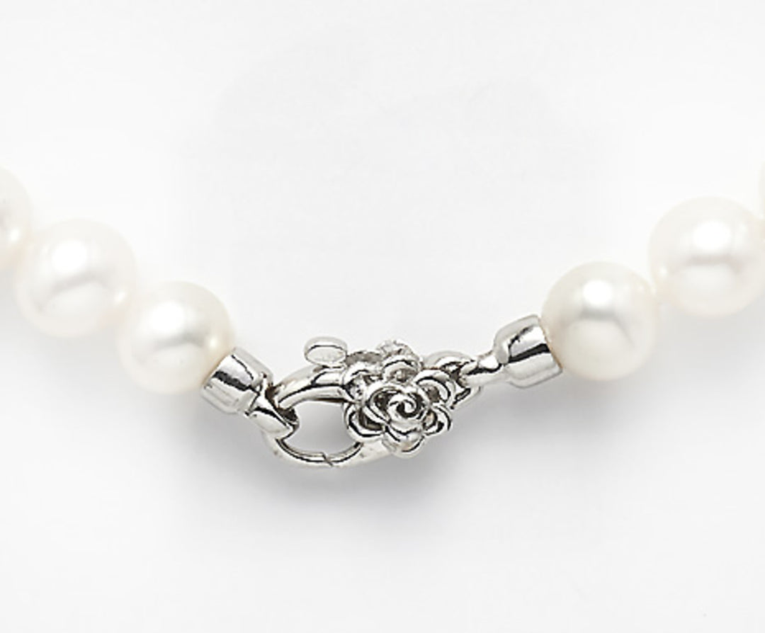 Mikiko ch 18k μικρό λευκό τριαντάφυλλο MH0318O40000000