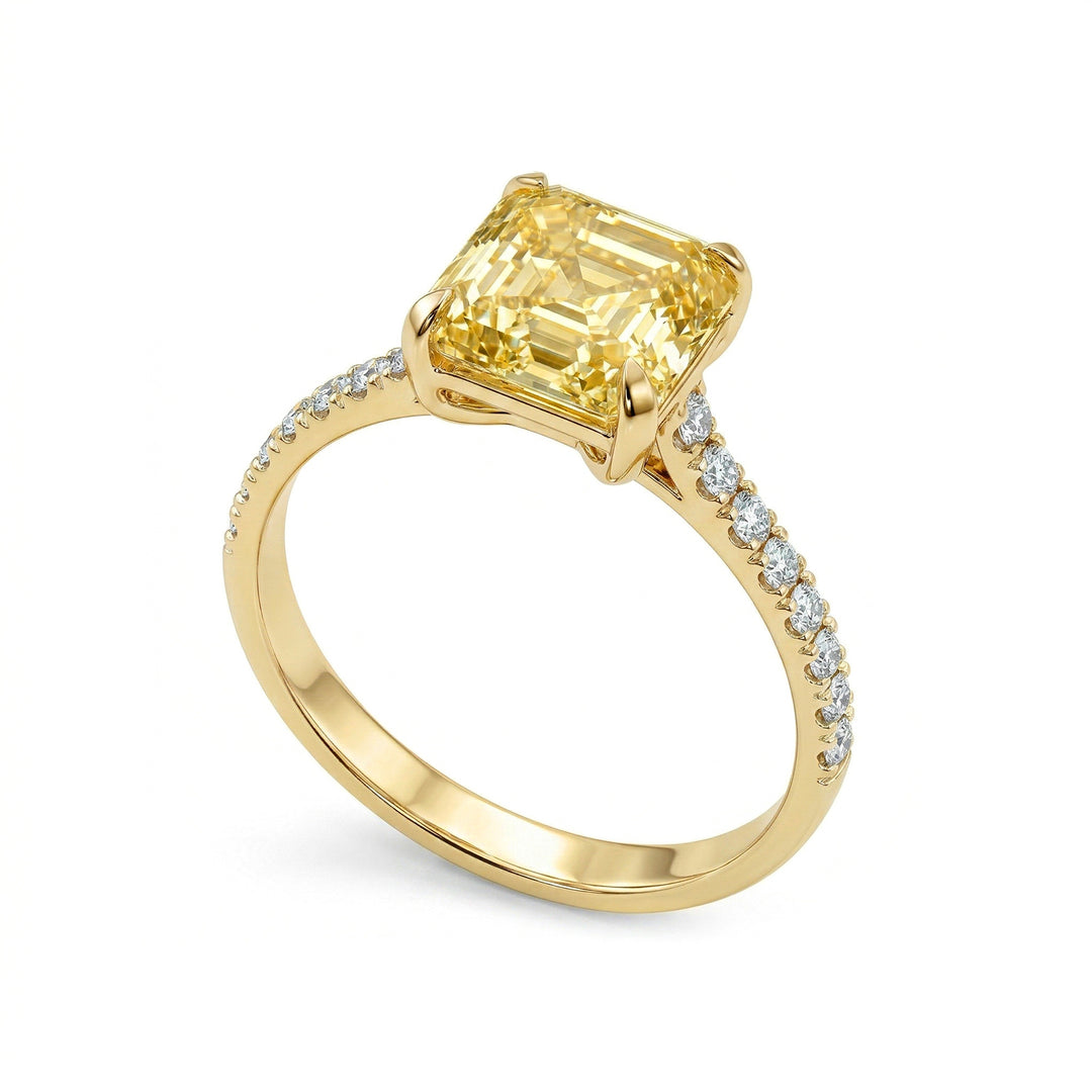 X-Diamond, um g.d.tot de laboratório de 18kt. 2,23 ct, corte princesa cen 2,03 ct e haste embutida 0,20 ct XXDAPU124O1CSFY223