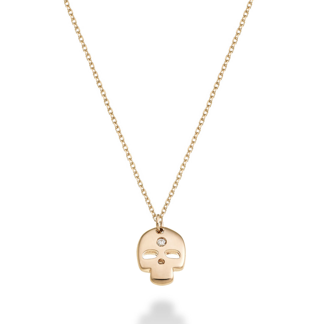 Mikiko cl 18k skalle 0,01 ct roséguld MD5135O3BR001