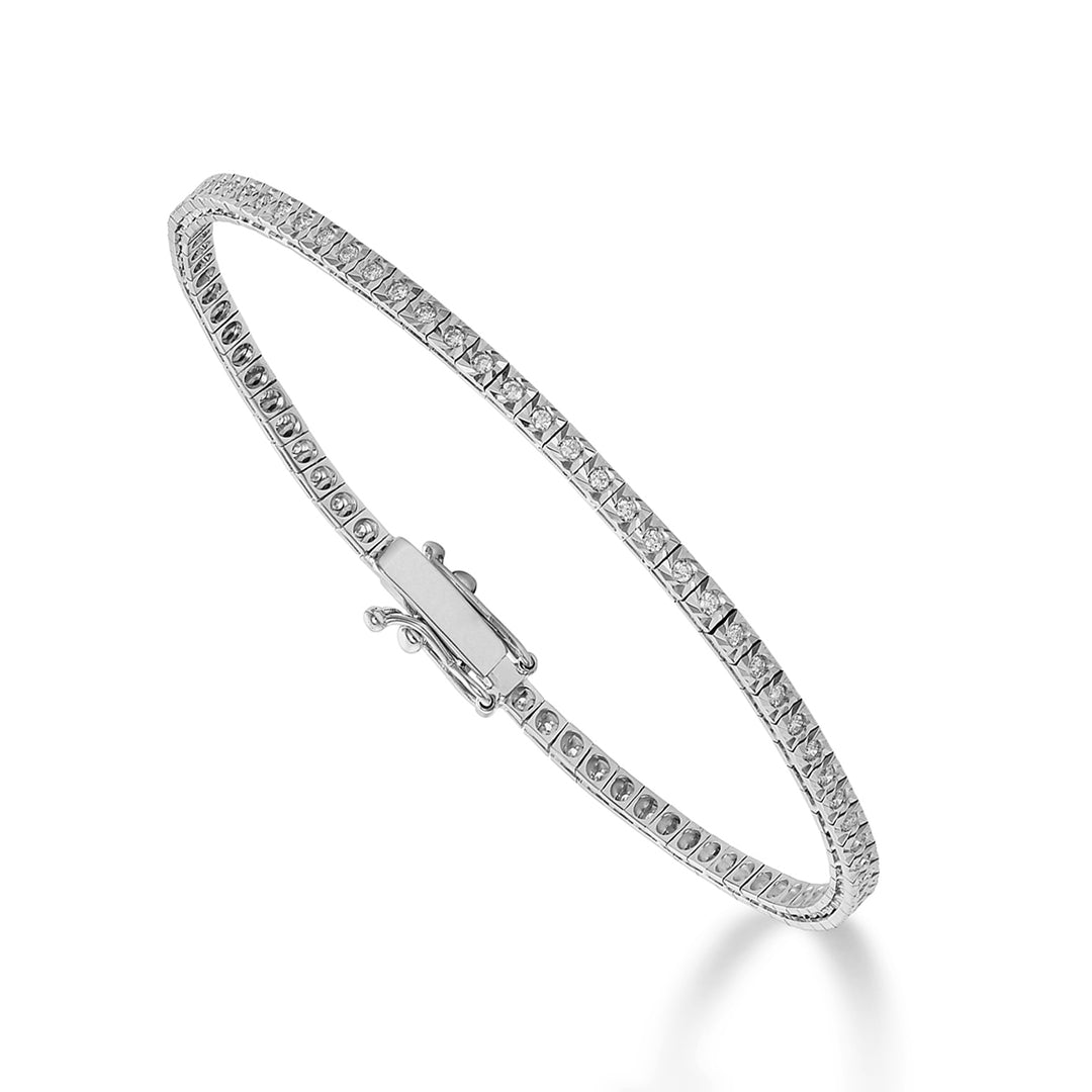 World Diamond Group stjerne tennisarmbånd 0,47ct 17,5cm BTQ040050WDI1-175-25287110112