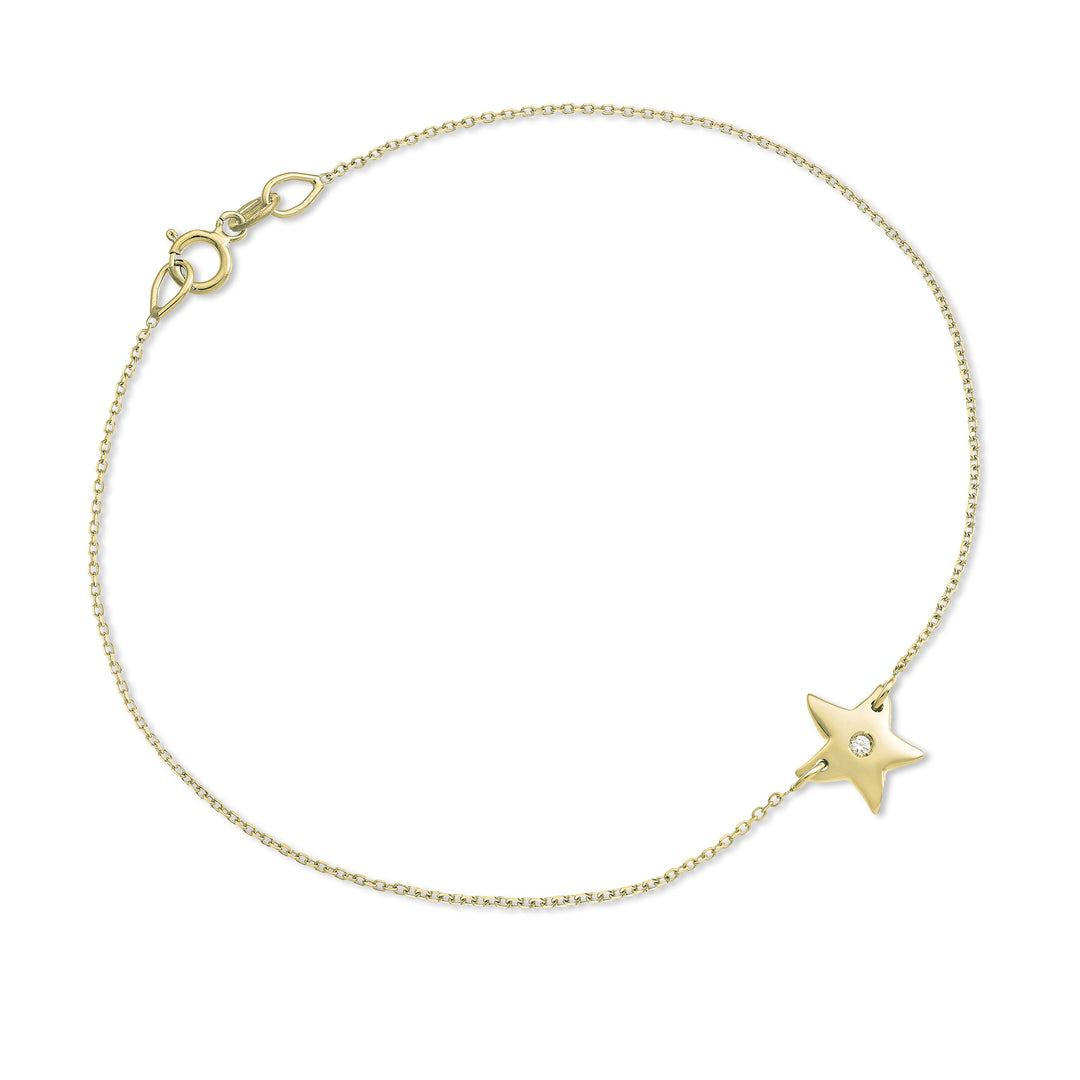 Mikiko br stea de mare 18k aur galben 0,01 ct MB5050O1BR001