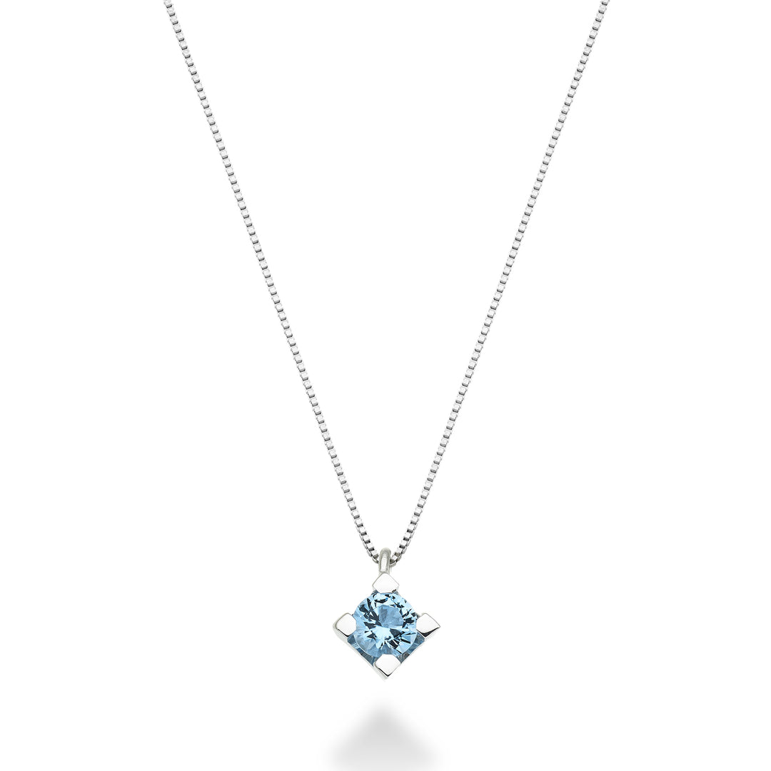 Mikiko cl 18k ct.0.20 modrý švýcarský topaz MD5040O4TPSW