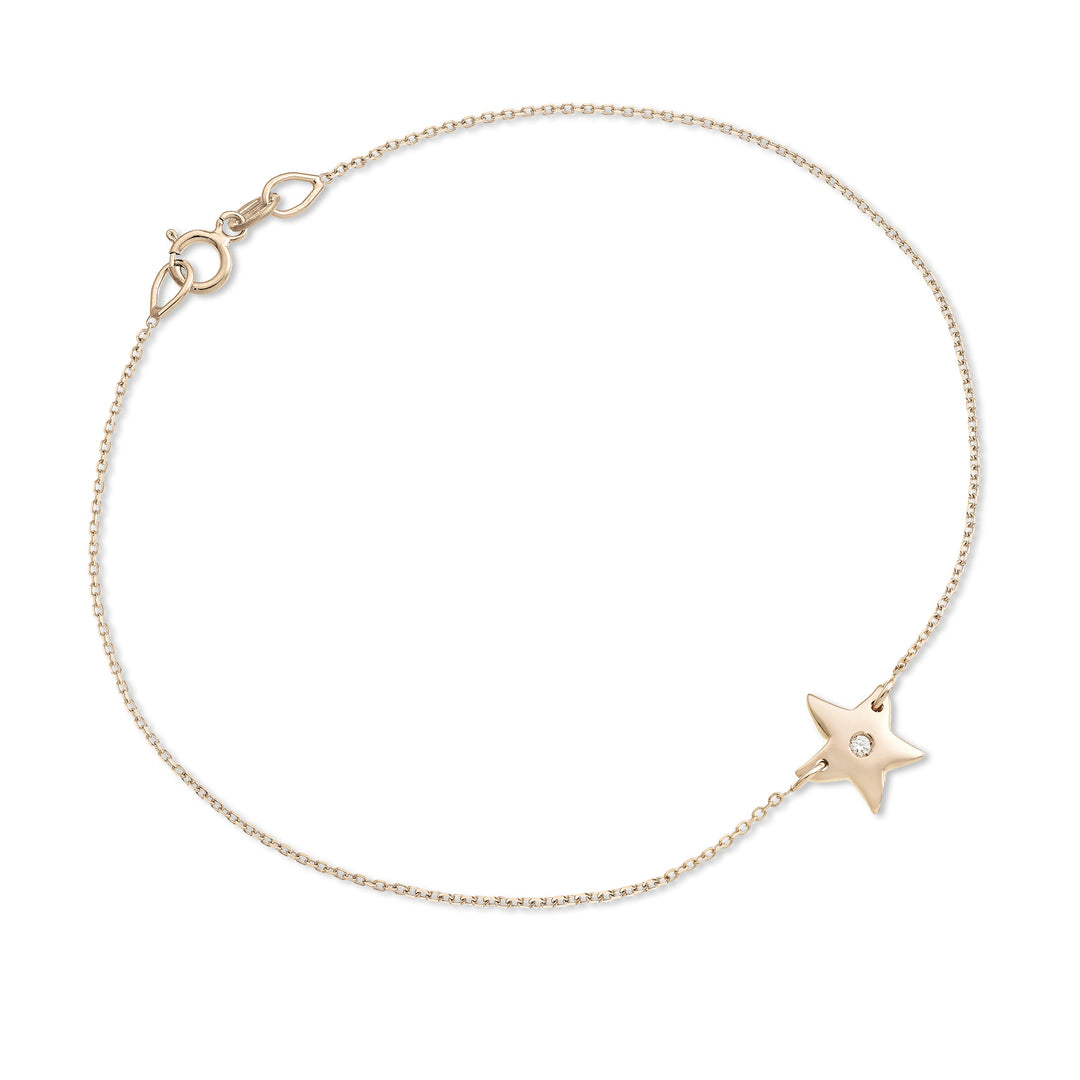 Nihama br 18k starfish 0.01 ct rose gold NB5050O3BR001