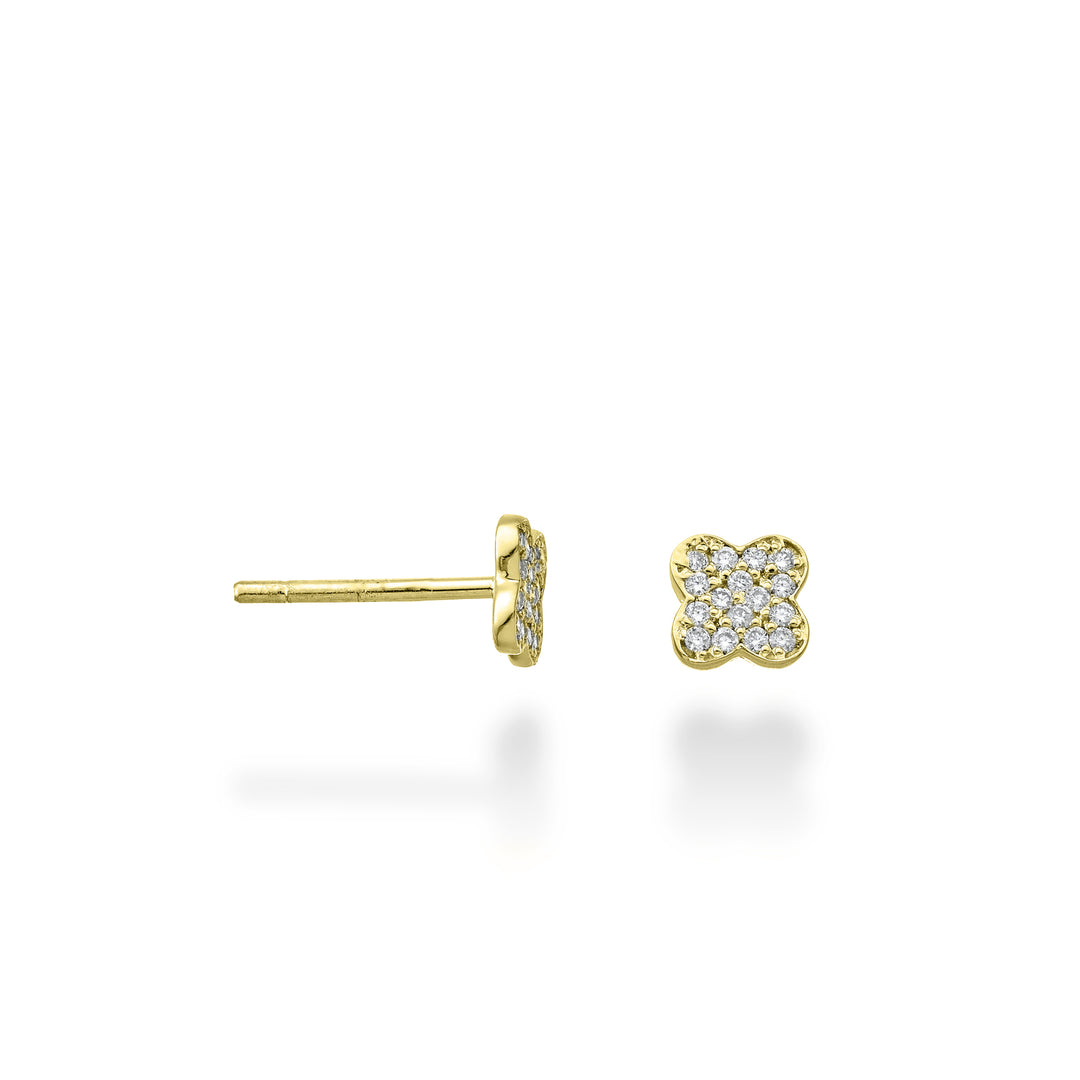 Nihama ou trevo de quatro folhas 18k ouro amarelo 0,12 ct NO5145O1BR012