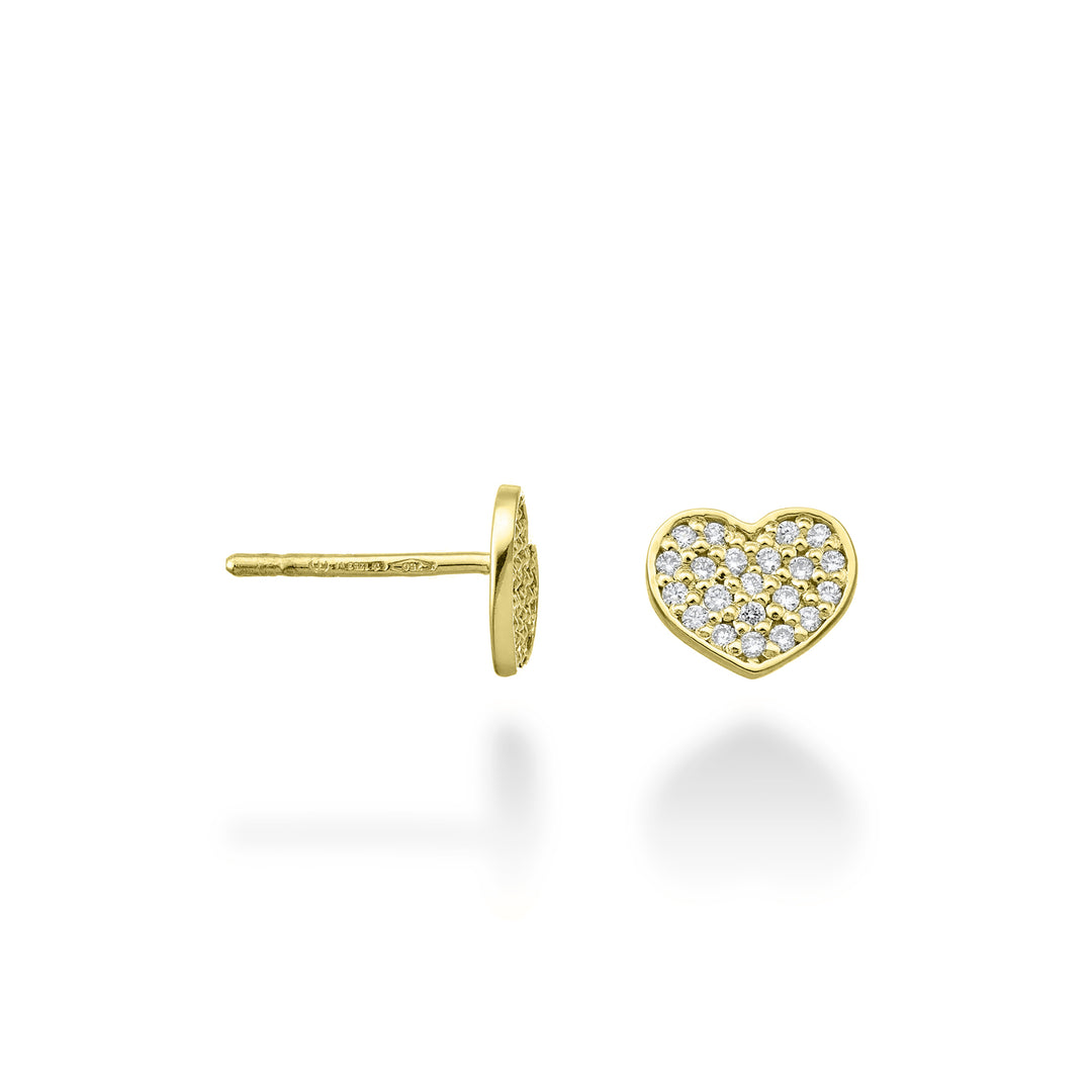 Nihama o corazones de 18k oro amarillo de 0,26 ct NO5149O1BR026