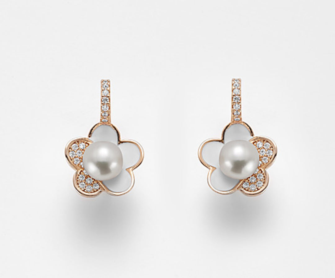 Nihama or ag925 fw bot 7,5/8 gem swarovsky white enamel NO7495A3BIANCO0