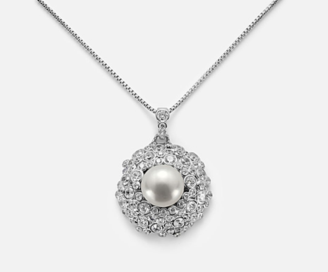 Mikiko cl ag925 fw bot 11,5/12 λευκά πετράδια swarovski 70 cm MD7552A4BIANCO0