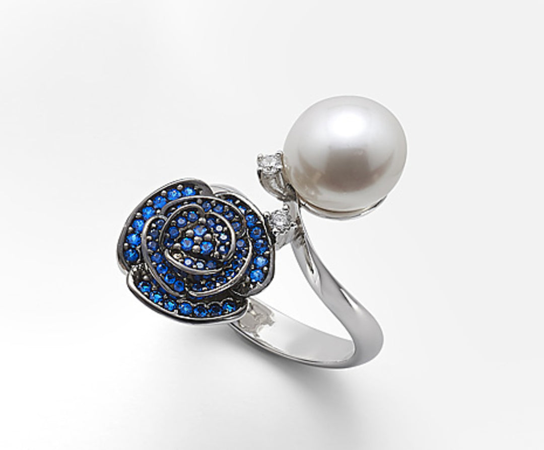 Mikiko egy ag925 fw bot 8,5/9 drágakő swarovski kék MA7169A7BLU0000