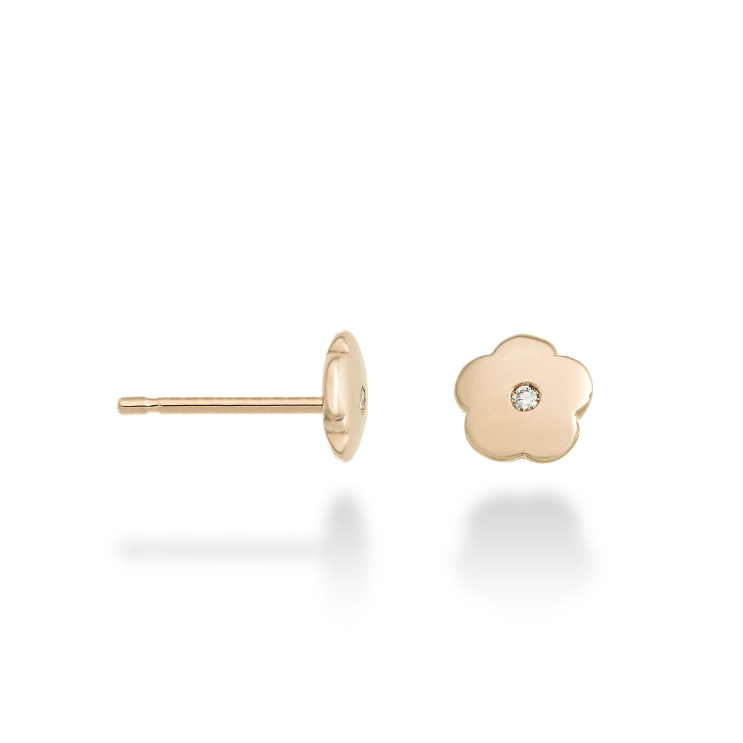 Nihama ou fleur 18 carats 0,02 ct or rose NO5109O3BR002