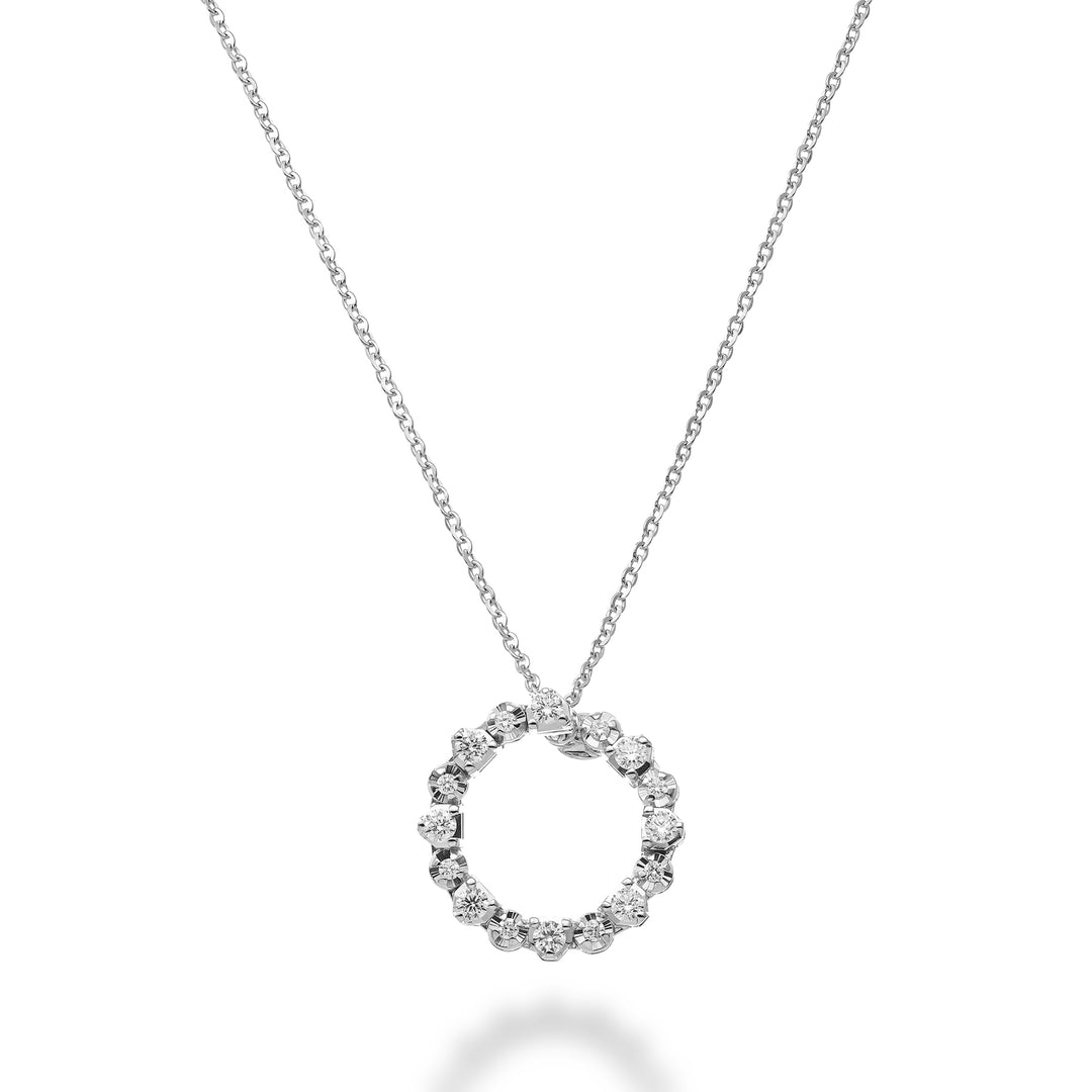 Wisiorek typu choker Golay z trójkątną ramką GPEN598D0035-24355110030