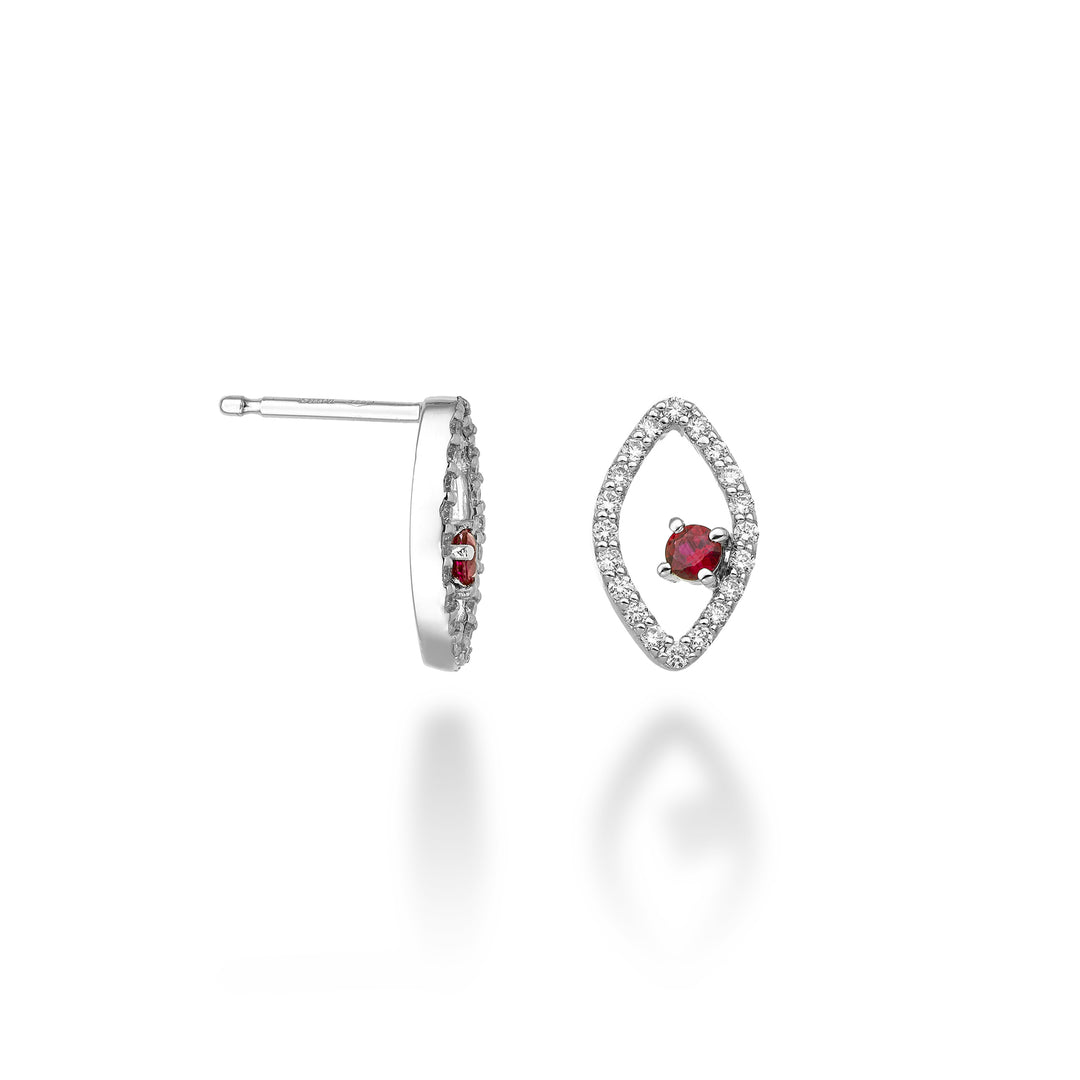 World Diamond Group ή 18k "μάτι" ρουμπίνι n. ct. 0,22 διάμ. 0,30 GO5140O4RBN052