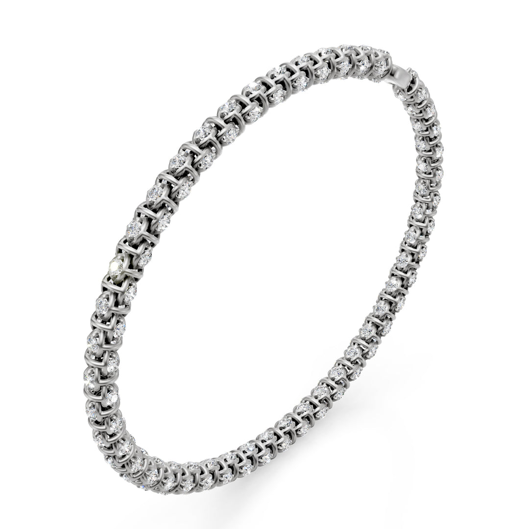 Brățară Golay din plasă moale cu diamante 0,014 ct alb BD540D0017B-175-24347110048