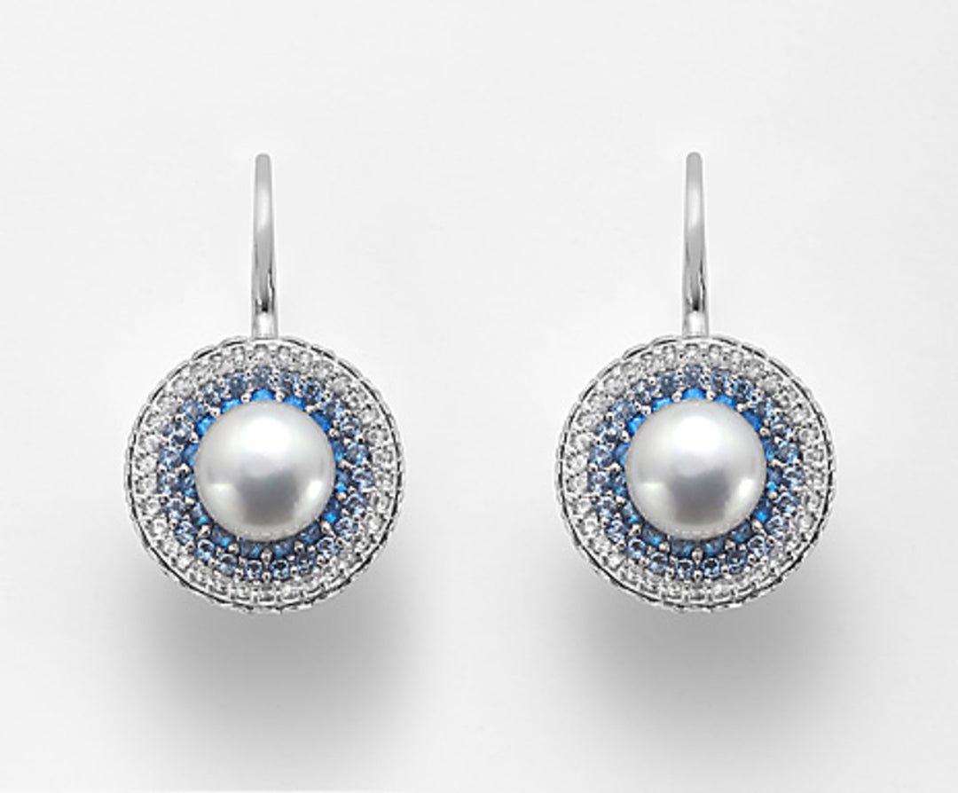 Nihama of ag925 fw bot 8.5/9 gem swarovski blauw NO7533A4LICHTBLAUW
