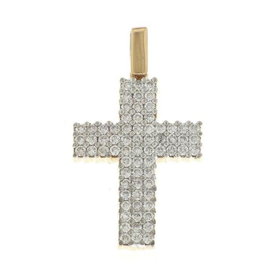 Golay diamond cross rose gold GGE003R-12073110042