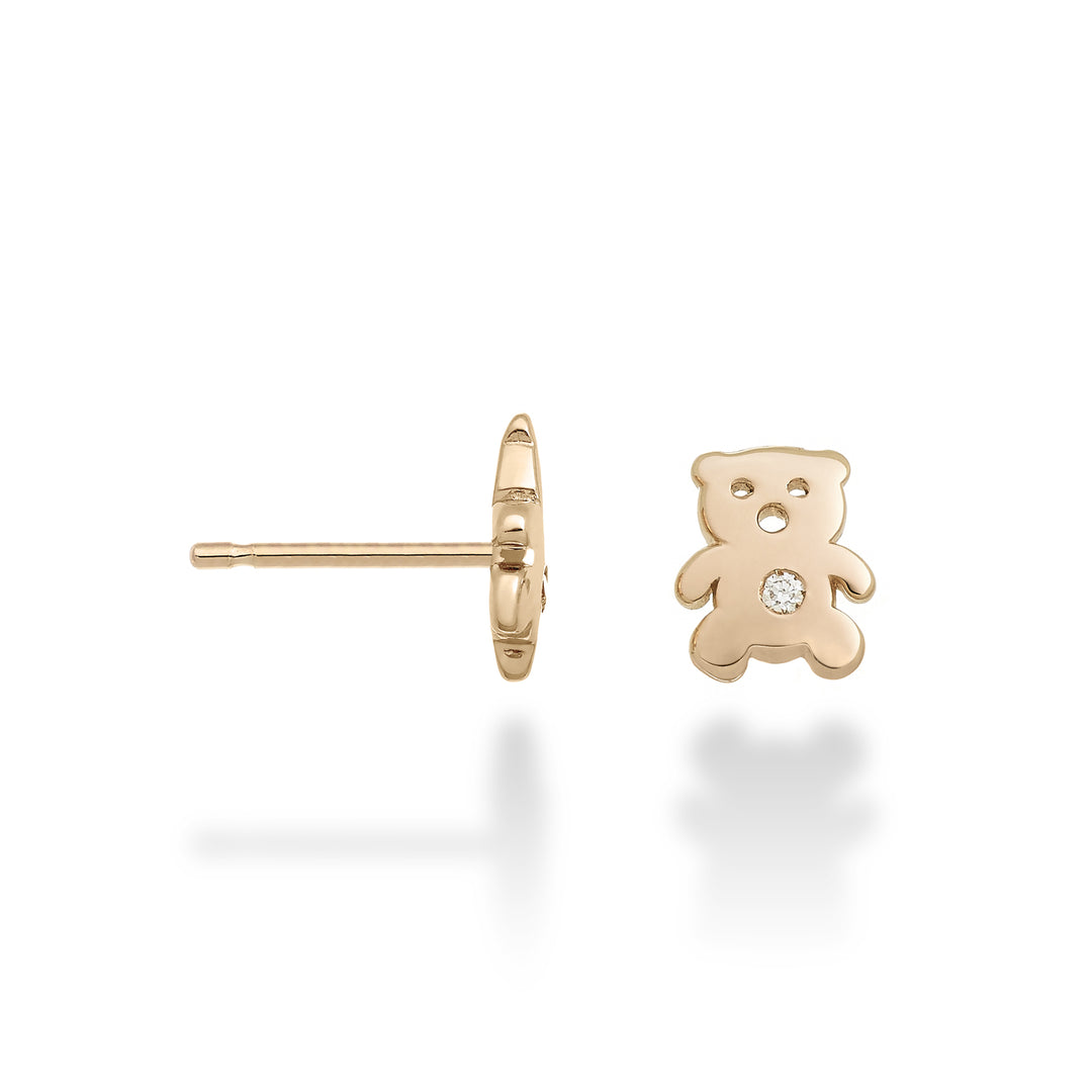 Mikiko nebo 18k medvídek 0,02ct růžové zlato MO5110O3BR002