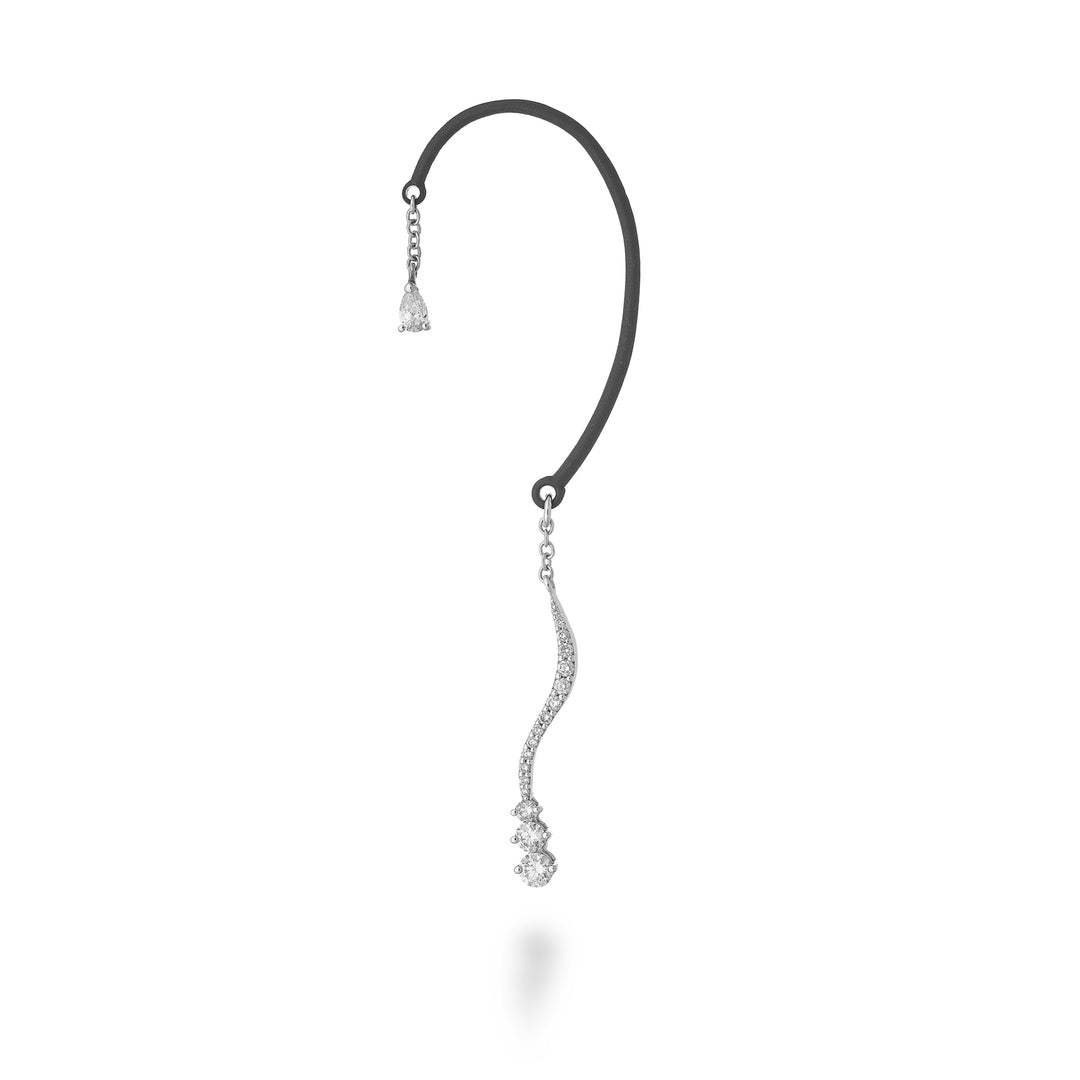 Golay brinco com manguito de orelha esquerda elemento de titânio OEC805DBSX-26034110139