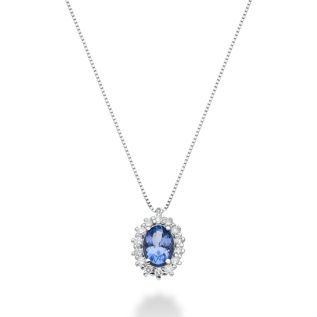Mikiko cl 9k tanzanit n. ovális 6x4 ct.0,38 átm. ct.0.13 MD5086R4TZN