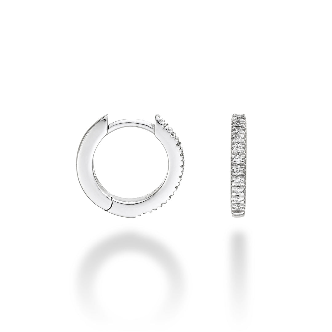 Nihama vagy 18k ct.0.11 2-es méretű fehérarany átm. keleti. 12mm NO5077O4BR011-2