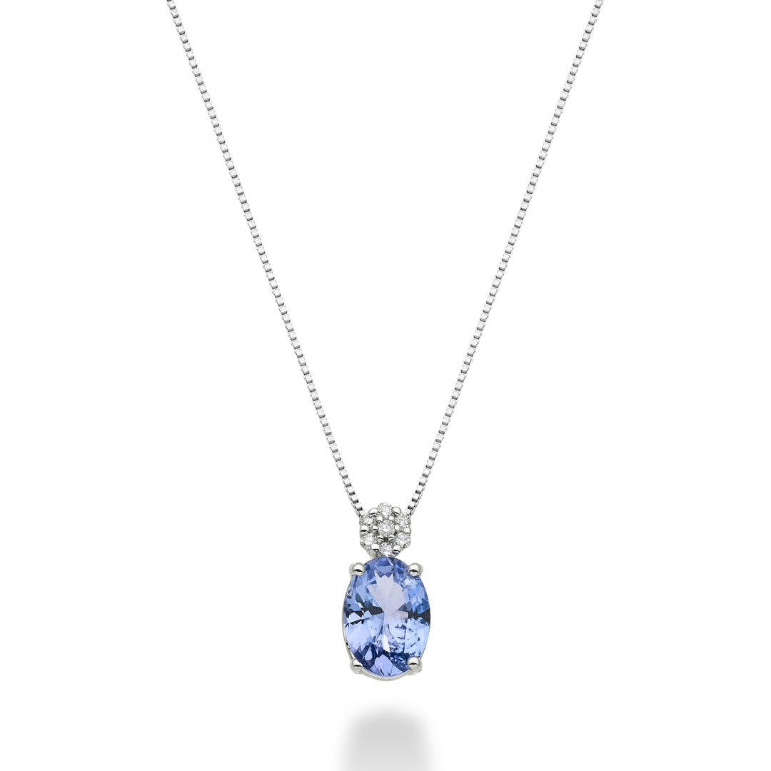 Nihama cl 18k tanzanit n. ovális 7x5 ct.0,60 átm. 0,05 ct ND5025O4TZN
