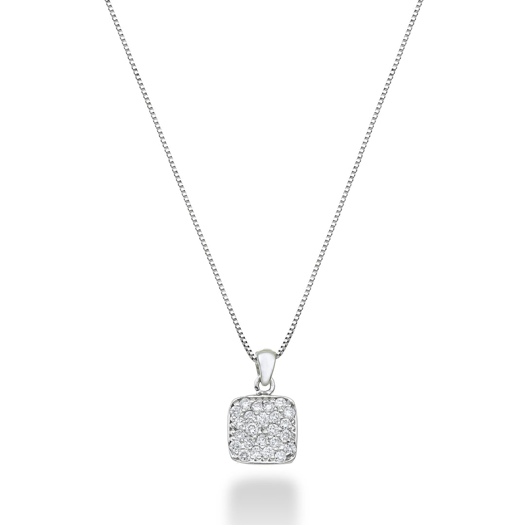 Nihama cl 18k carré 0,12 ct ND5164O4BR012