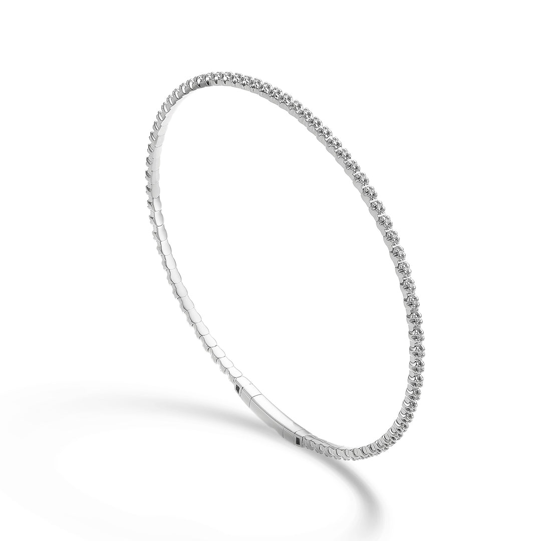 Golay br 18k τένις flex διάμ. Λευκός χρυσός 0,18 ct 17 cm GBFLEX006DIO4