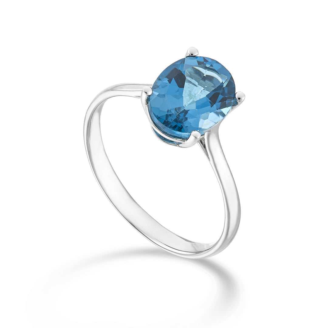 Mikiko egy 18k ovális londoni kék topáz 9x7 ct.2,00 MA5173O4TPBL