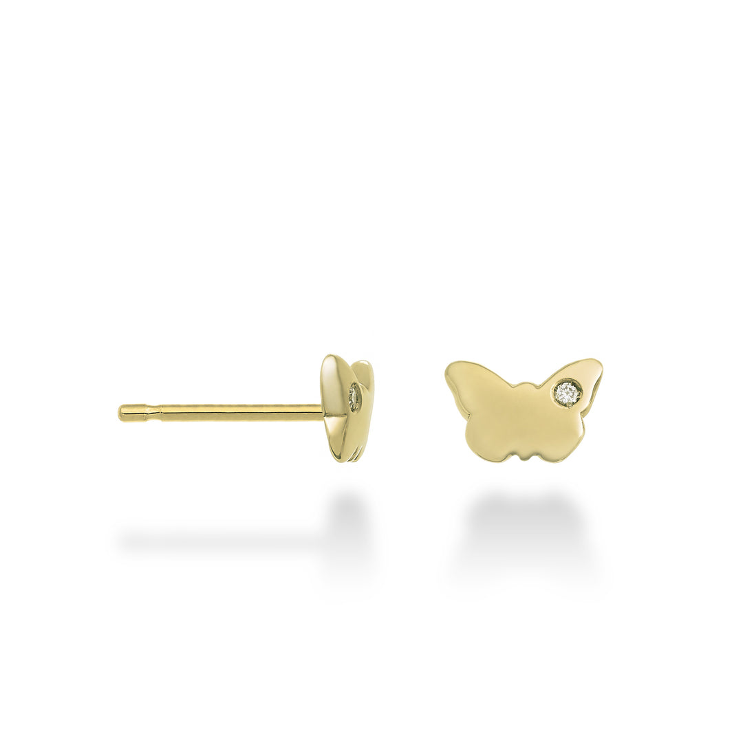 Nihama ou borboleta 18k ouro amarelo 0,02 quilates NO5113O1BR002