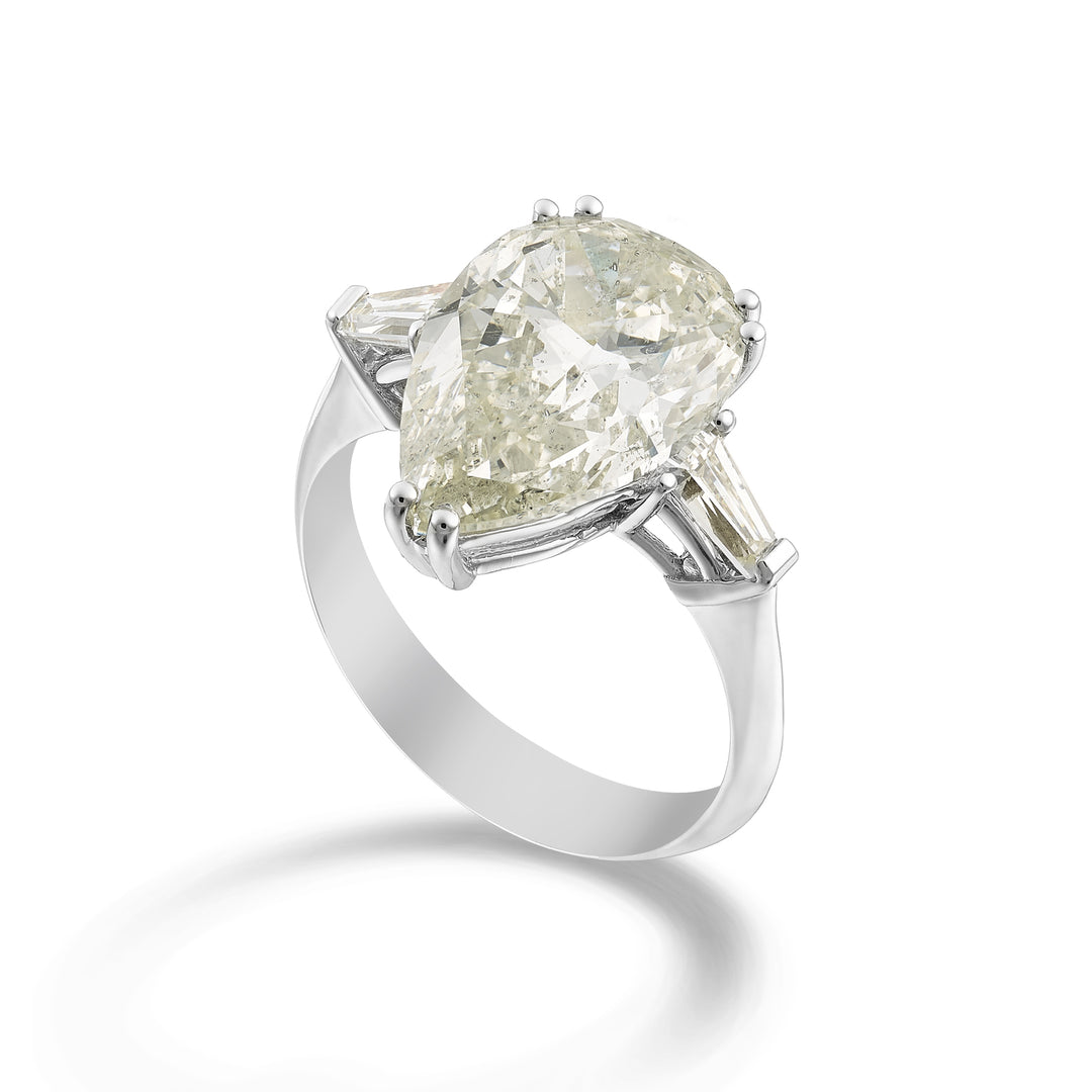 World Diamond Group sormus pisaralla 6,21 ct. ja sivuaskelmat APU484DI-22347110012