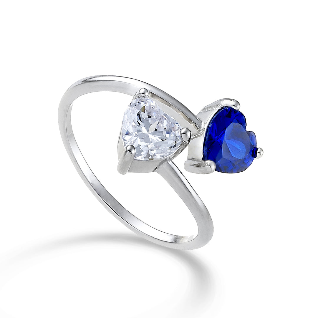 Nihama an ag925 gem swarovski bianchi e blu NA7198A4BLU0000