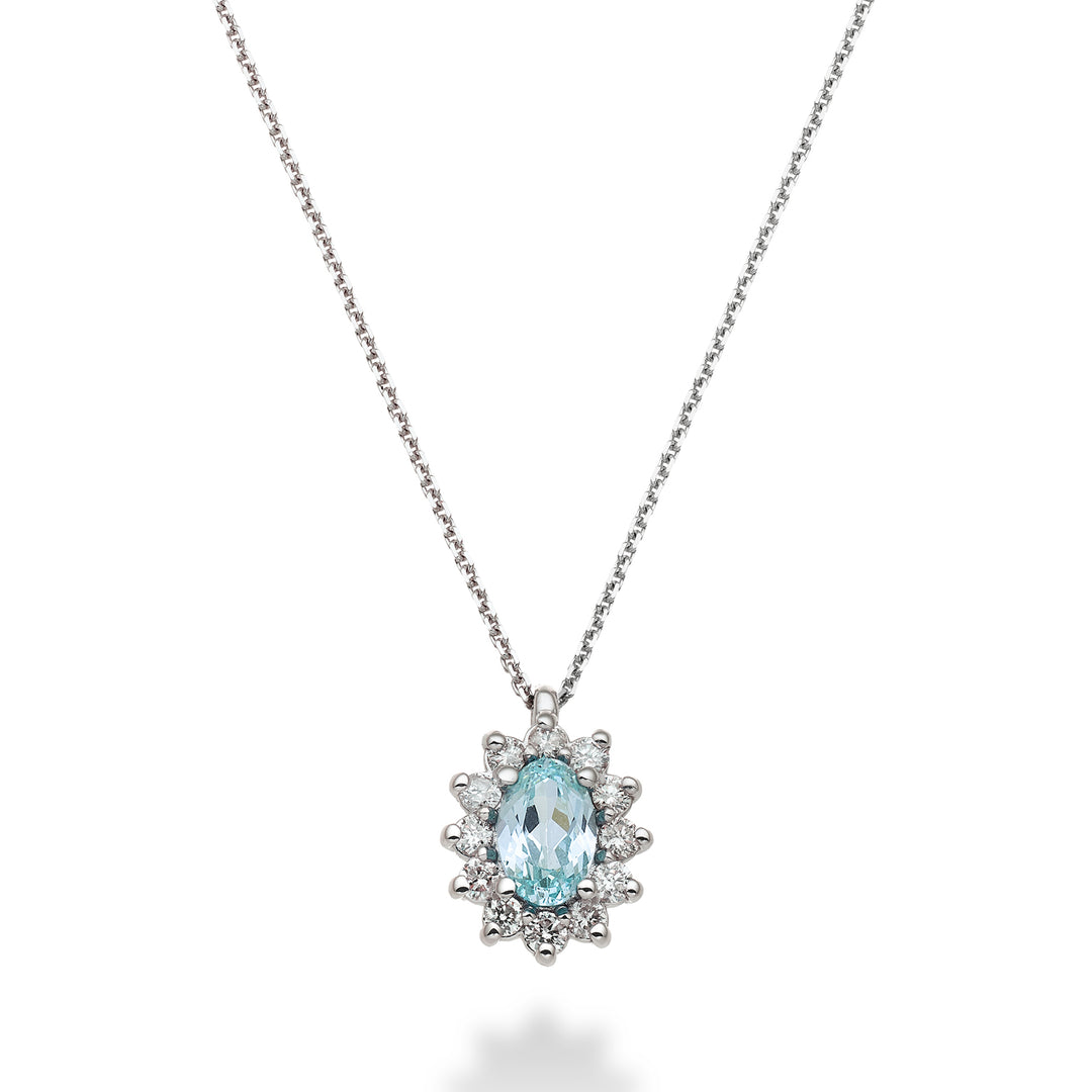 Mikiko cl 18k ovaler Paraiba-Turmalin 6x4 ct.0,70 Durchm. ct.0,23 MD5047O4PAR