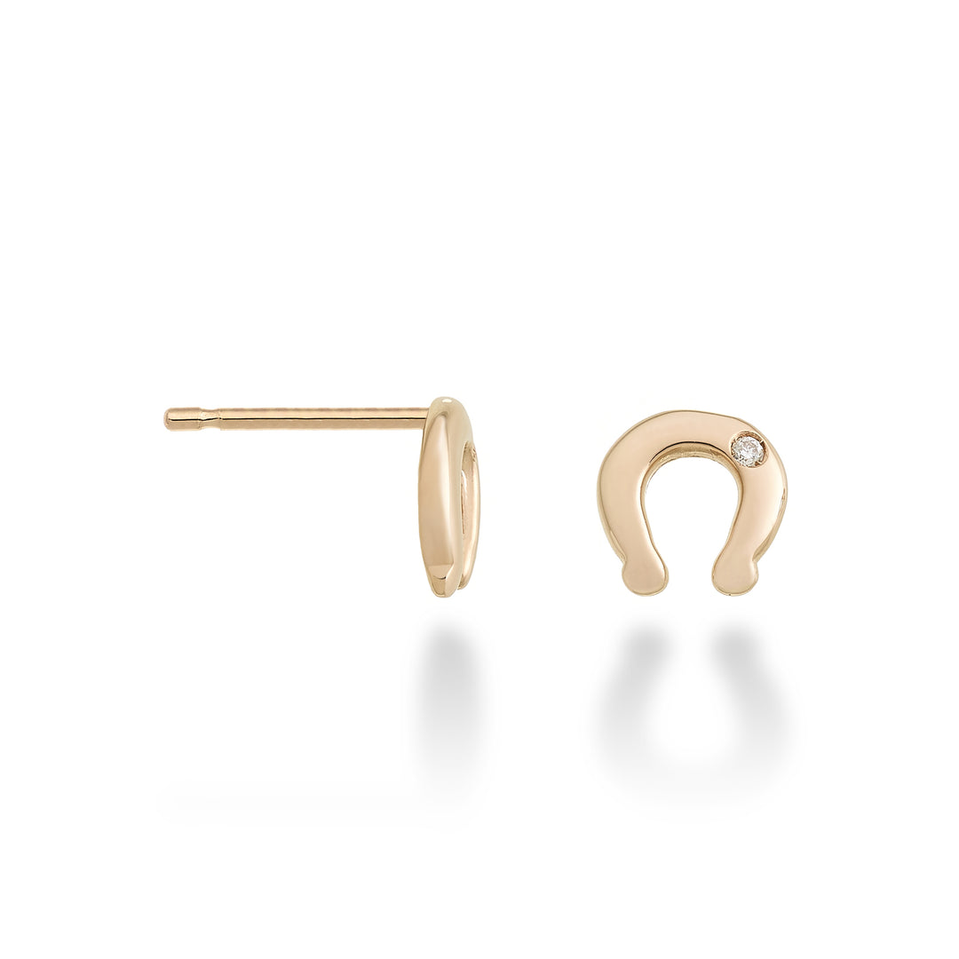 Mikiko nebo 18k podkova 0,02ct růžové zlato MO5114O3BR002